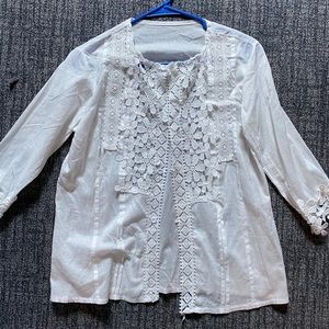 White Lace Blouse